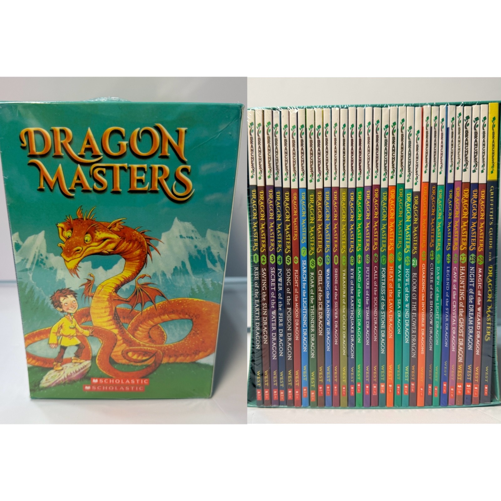 Dragon Masters Books 1-29 Box Set by Tracey West Scholastic Branches SEALED NEW