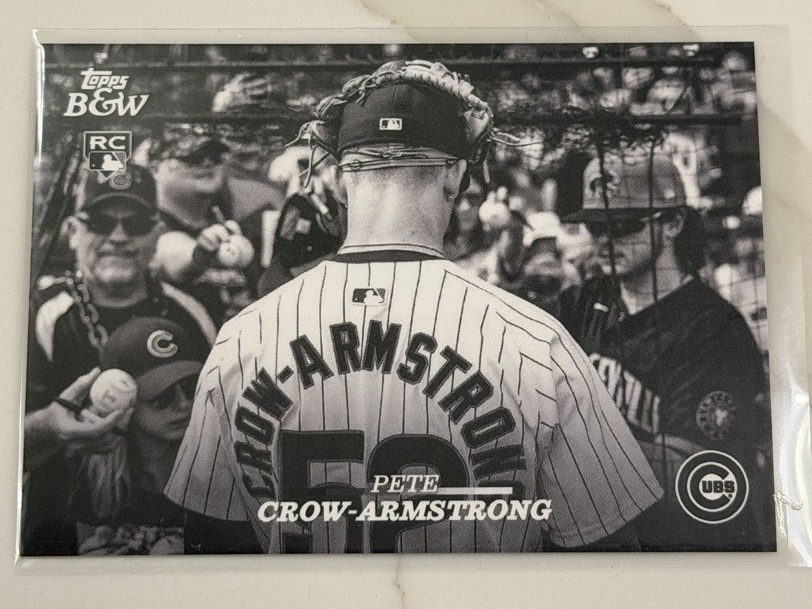 PETE CROW ARMSTRONG Rookie RC #60 Chicago Cubs - 2024 Topps Black & White