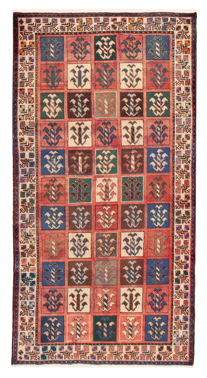 Traditional Vintage Hand-Knotted Area Rug 4\'8\