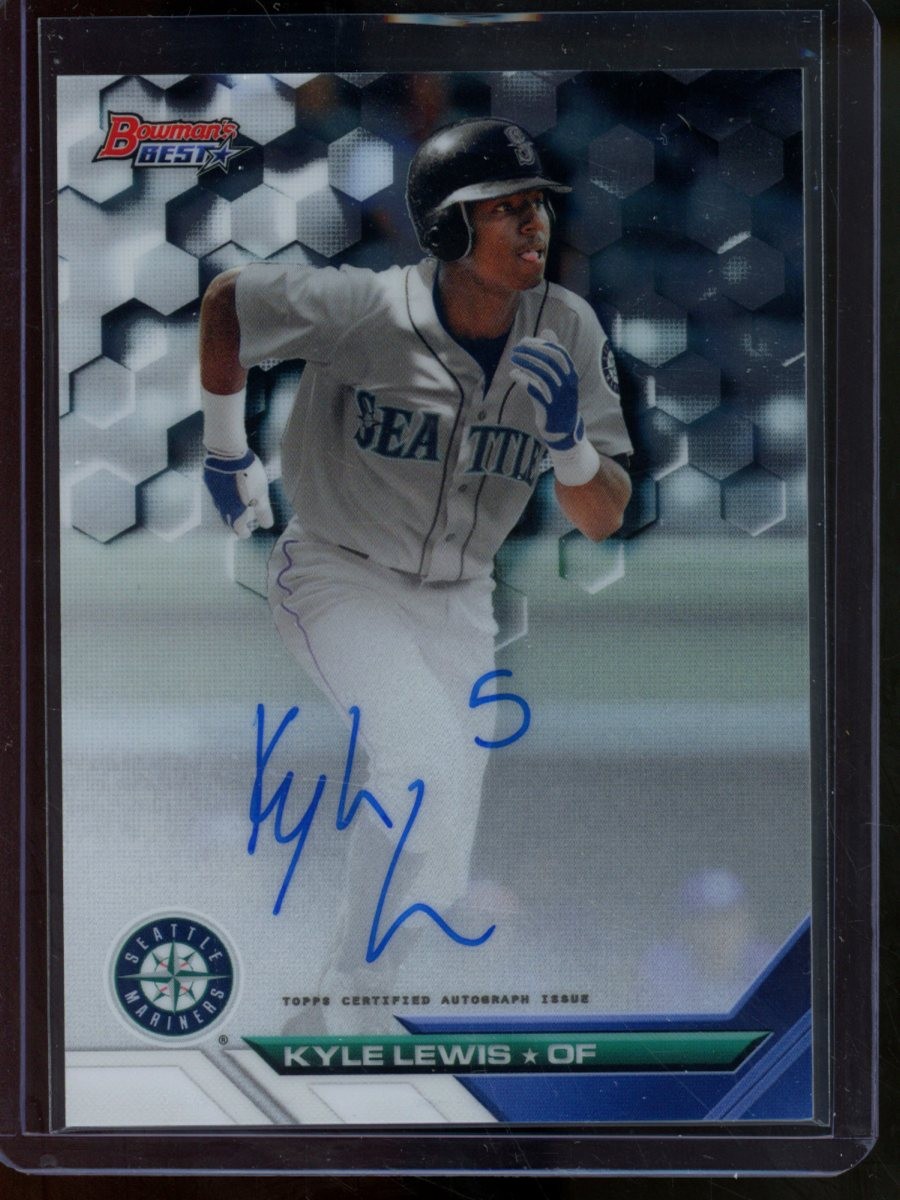 2016 Bowman\'s Best Kyle Lewis Best of 2016 Auto #B16-KL 2016 Bowman\'s Best Kyle Lewis Best of 2016 Auto #B16-KL