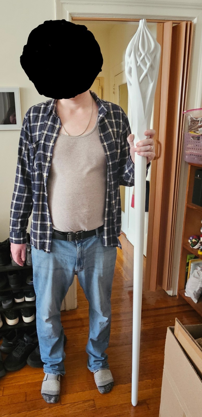 Gandalf The White 1.8 Meter Tall, With Led Light 3d Printed Build Kit