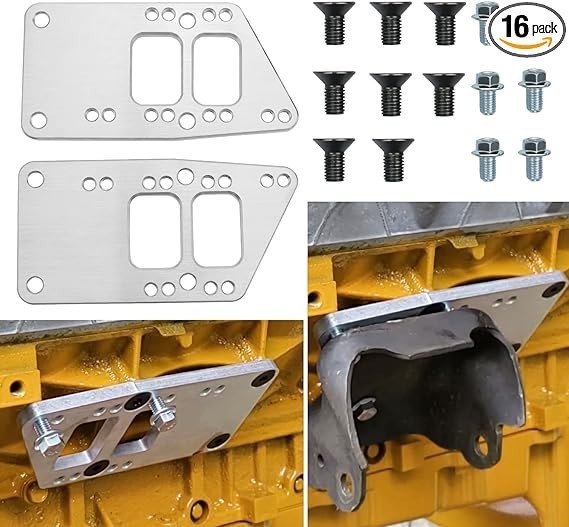 For LS Swap Motor Mounts Adapter Plates - LS Conversion Adjustable Universal Swa For LS Swap Motor Mounts Adapter Plates - LS Conversion Adjustable Universal Swa