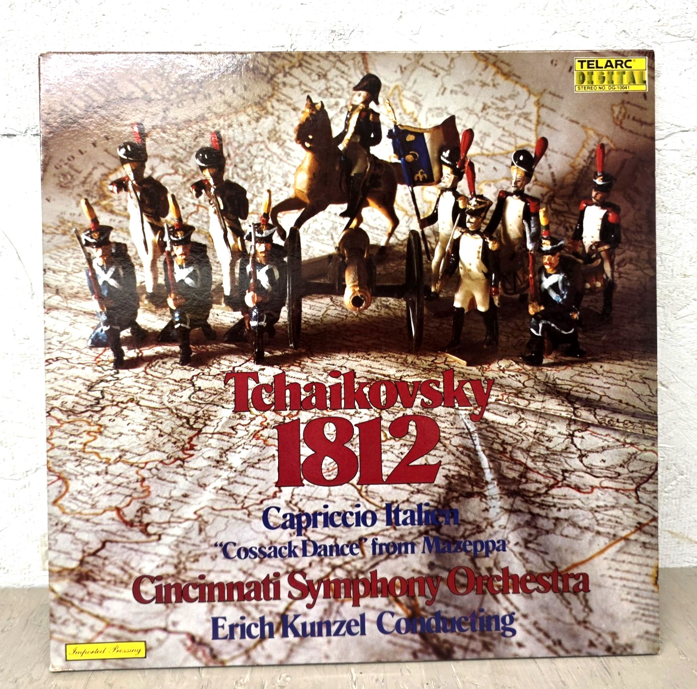 Tchaikovsky 1812 Overture LP Telarc Erich Kunzel Cincinnati Symphony DG-10041