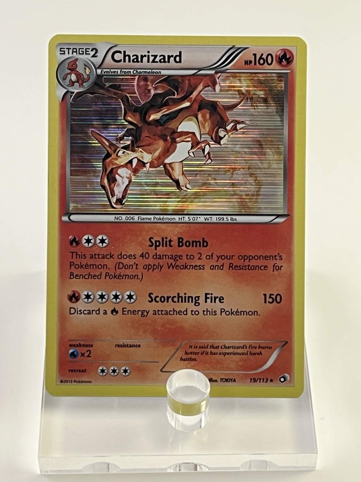 Charizard 19/113 Legendary Treasures Holo Rare Pokemon TCG Charizard 19/113 Legendary Treasures Holo Rare Pokemon TCG