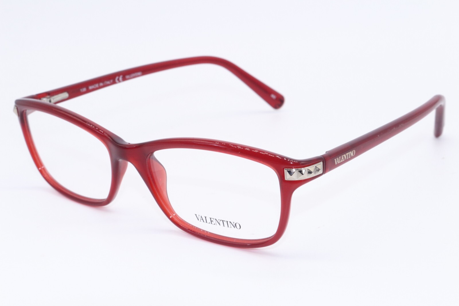 NEW VALENTINO V 2653 613 VIOLET SILVER AUTHENTIC FRAMES EYEGLASSES 53-16