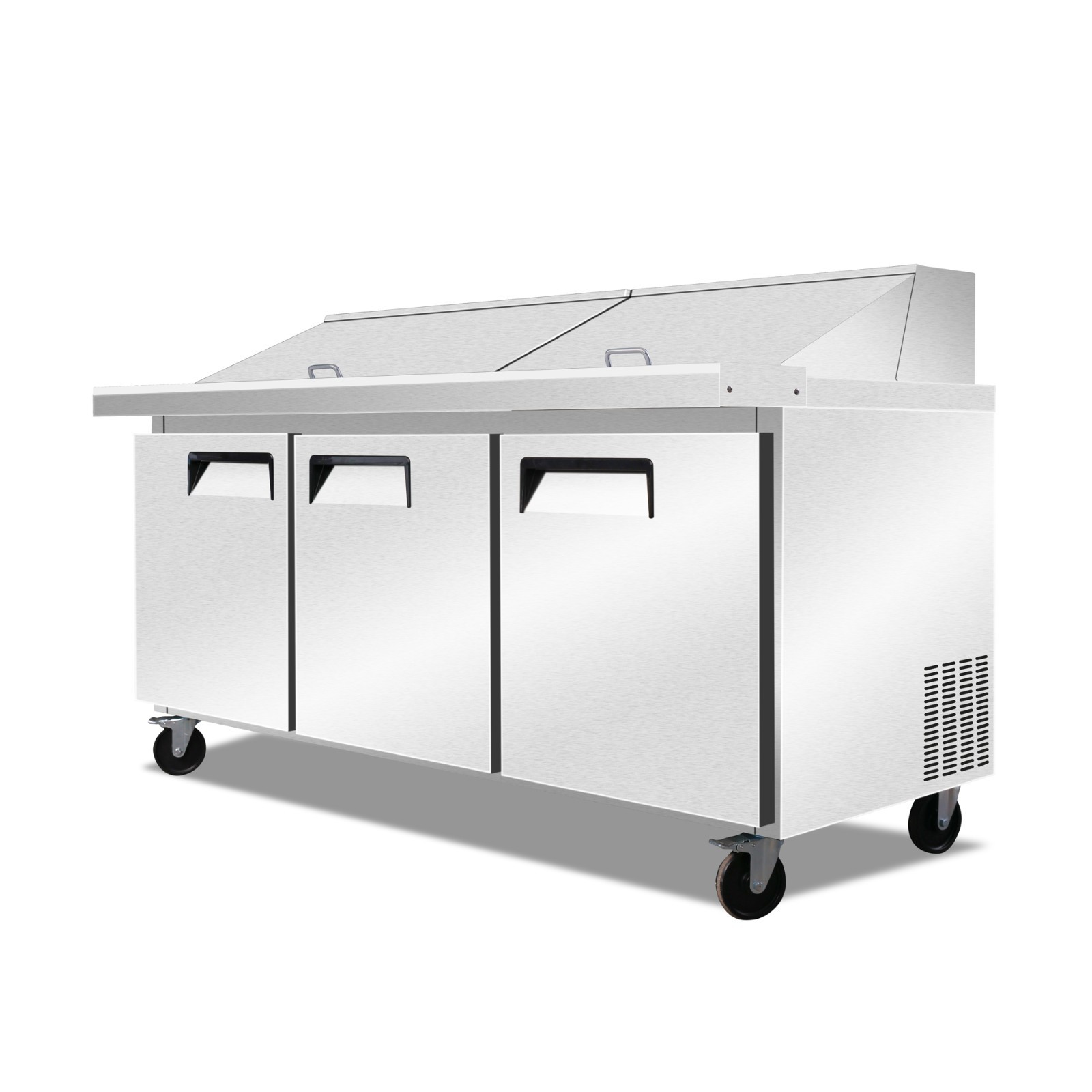 Oliver 72″ Commercial Salad Mega Top Refrigerator Prep Table Cooler SP30M Oliver 72″ Commercial Salad Mega Top Refrigerator Prep Table Cooler SP30M