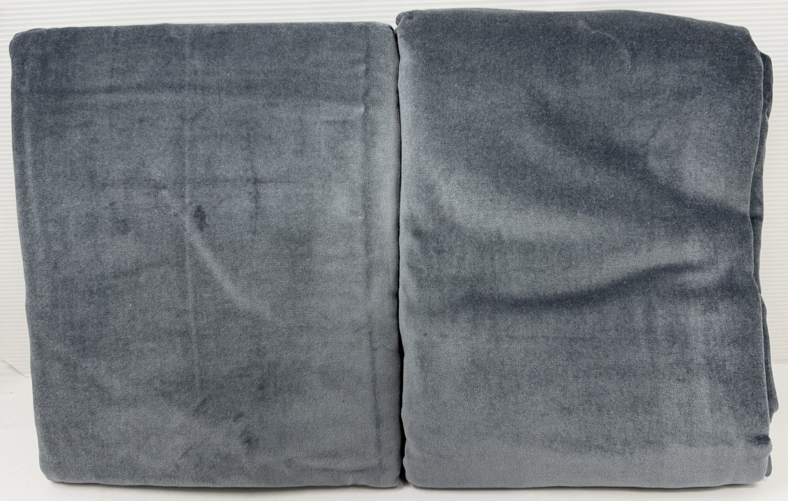 New West Elm Cotton Velvet Drapes 48\
