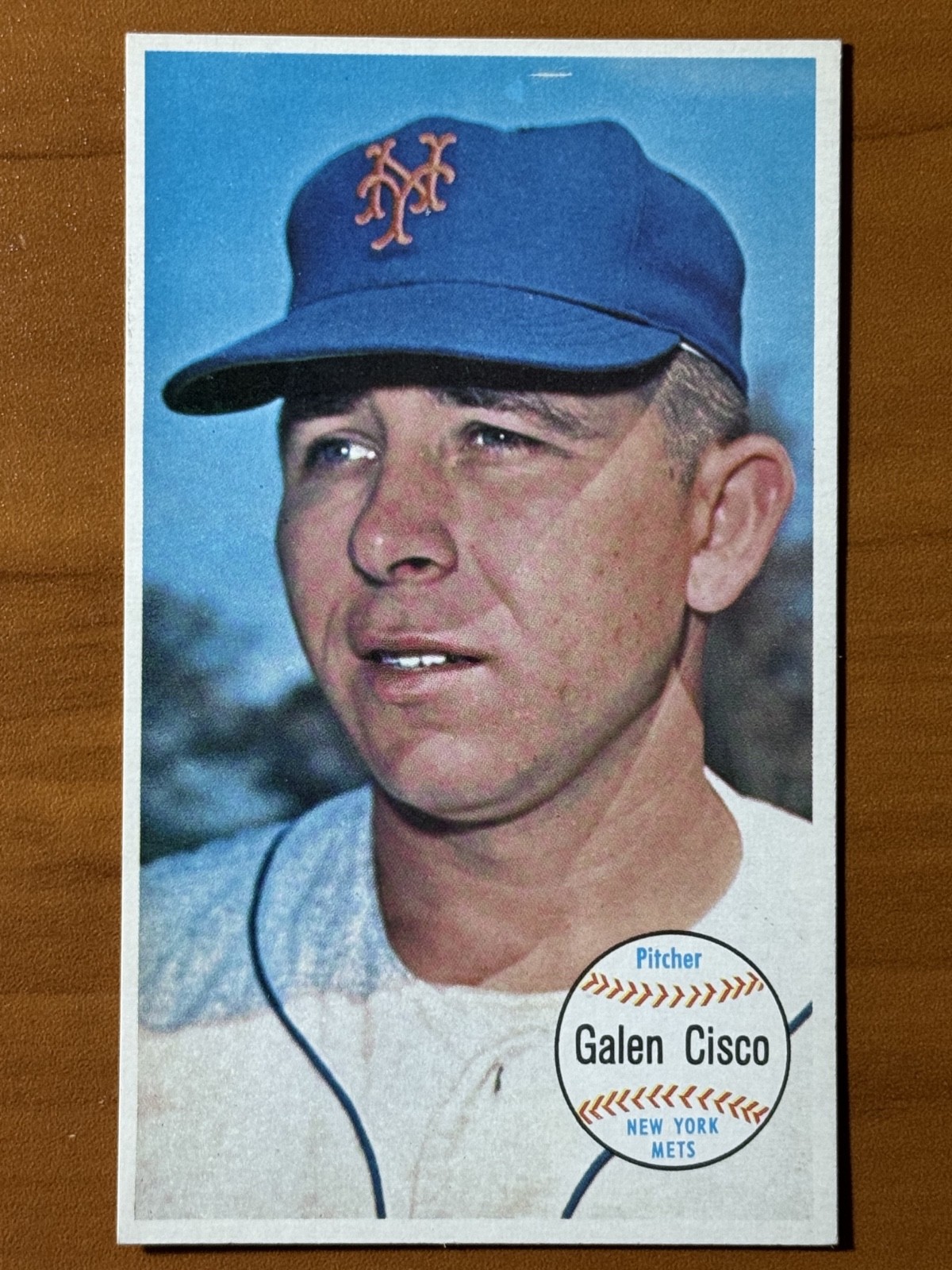 1964 Topps Giant GALEN CISCO Card Crease-Free No. 47 SP Short Print Mets NM+ 1964 Topps Giant GALEN CISCO Card Crease-Free No. 47 SP Short Print Mets NM+