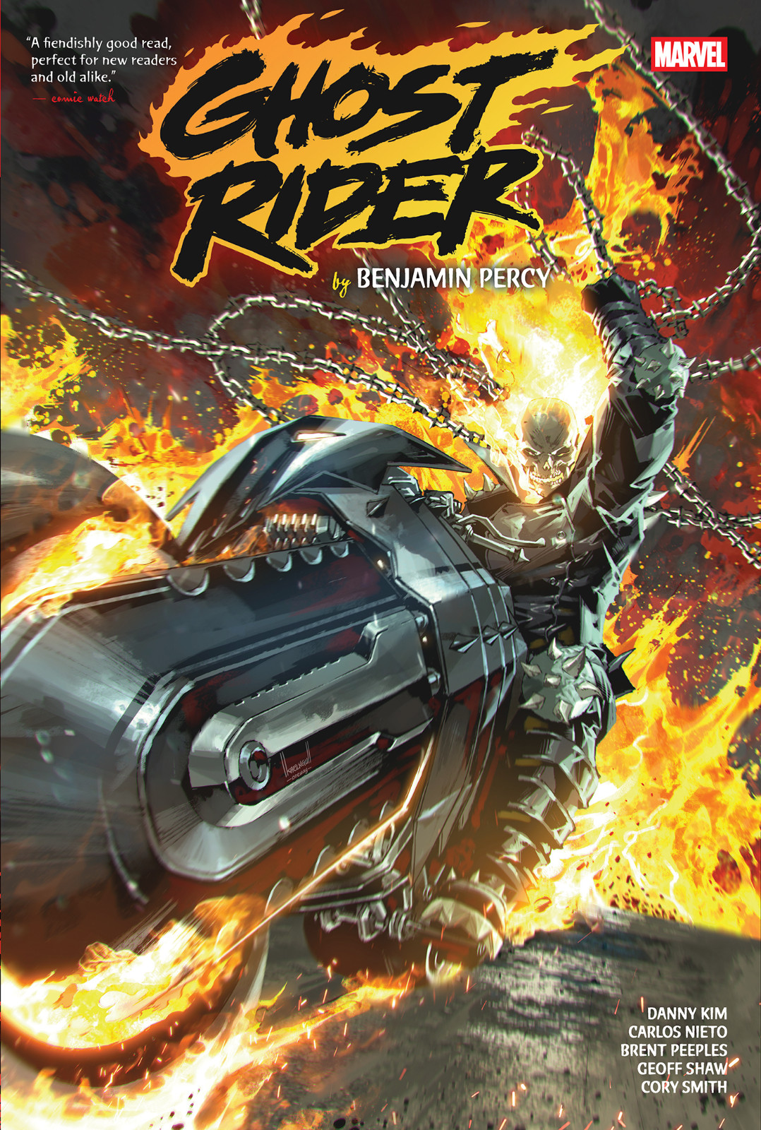 PRESALE Ghost Rider by Benjamin Percy Omnibus KAEL NGU REGULAR COVER Marvel HC