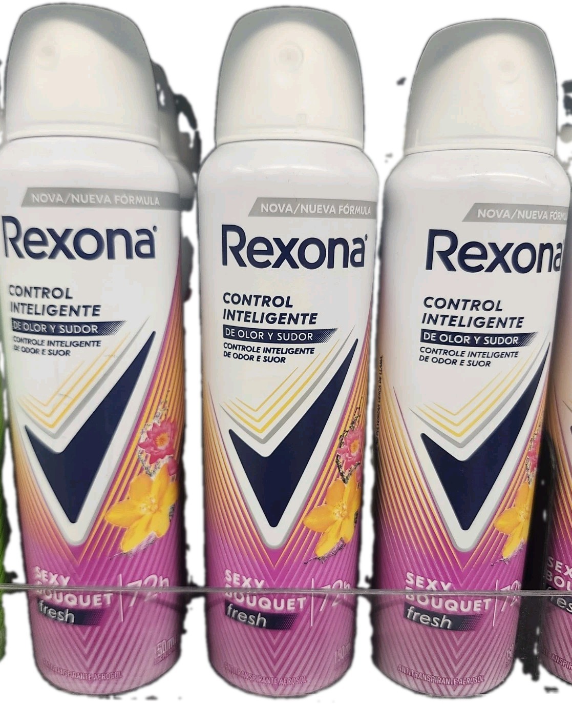 Rexona Sexy Bouquet Women aerosol Antiperspirant 3pk 150 ml each Rexona Sexy Bouquet Women aerosol Antiperspirant 3pk 150 ml each