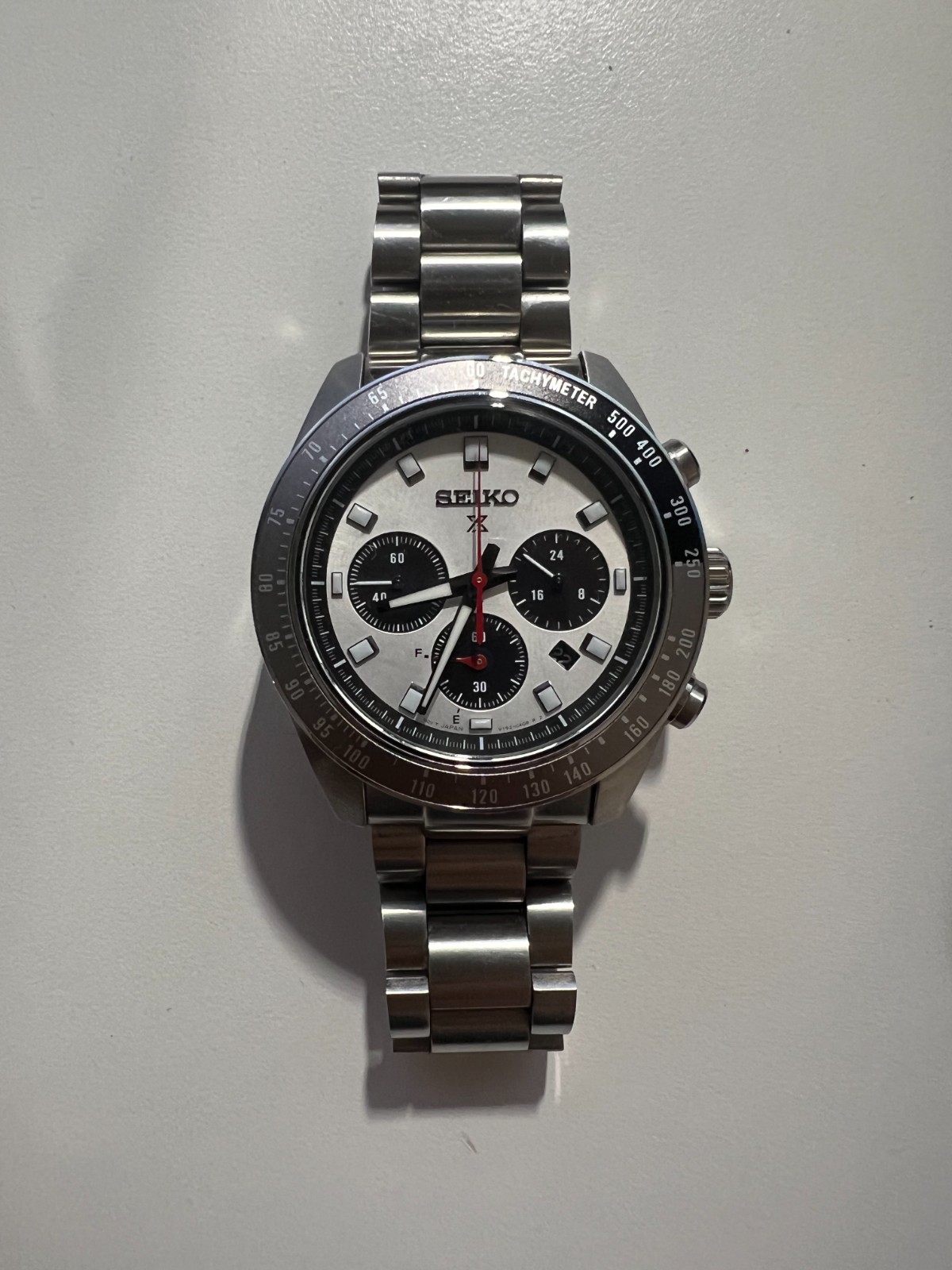 Seiko Prospex Silver Men's Watch - SSC911 / FULL SET / VERY GOOD CONDITION