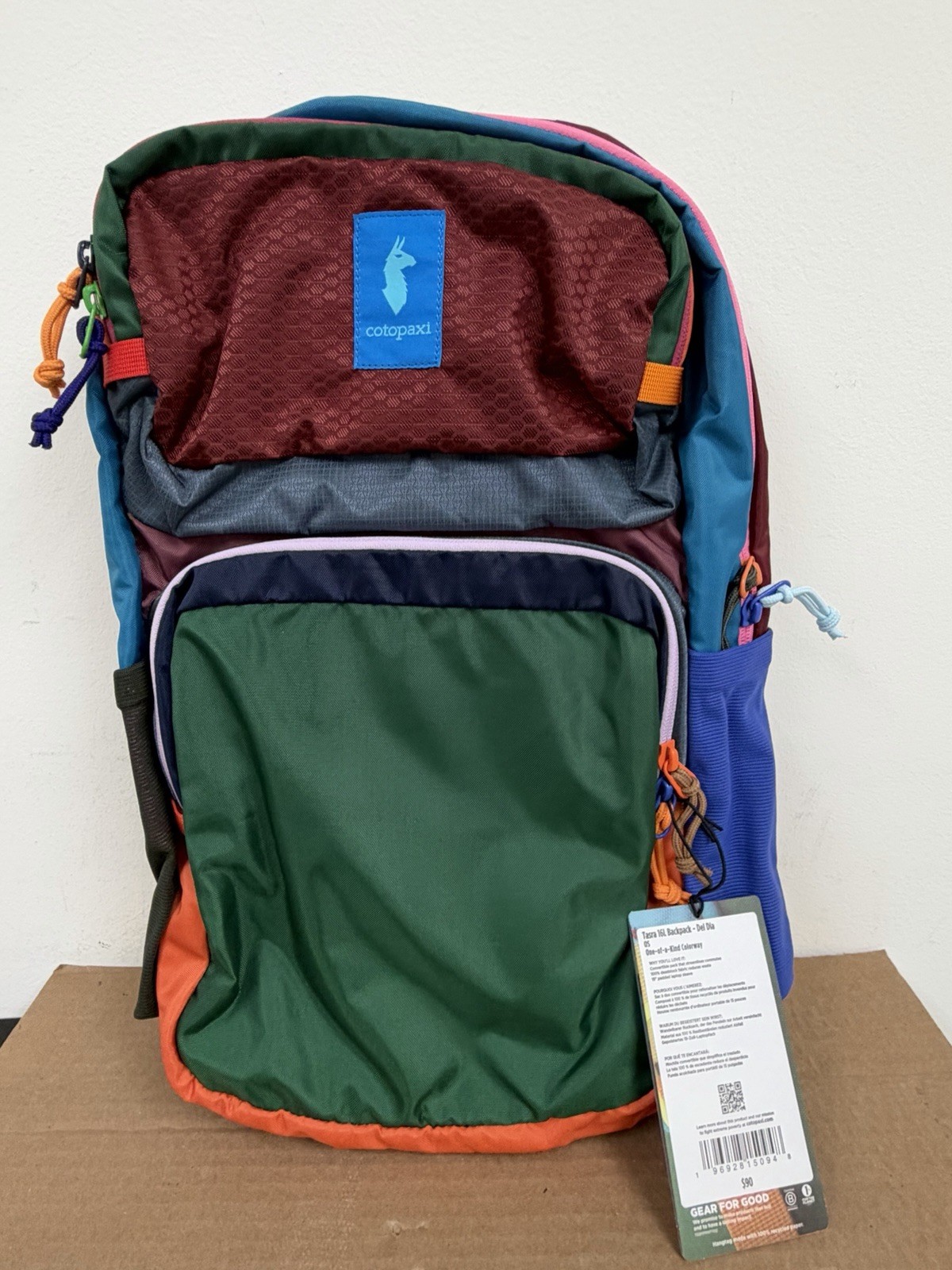 Cotapaxi Tasra 16L Backpack Del Dia Collection Multicolor Colorblock