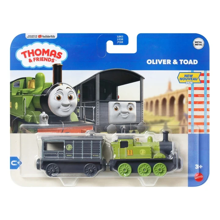 Thomas & Friends 2026 Oliver And Toad Metal Collection Deluxe Diecast Thomas & Friends 2026 Oliver And Toad Metal Collection Deluxe Diecast