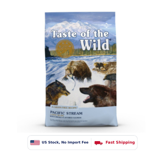 Taste of the Wild Pacific Stream Dry Dog Food with Smoked Salmon Taste of the Wild Pacific Stream Dry Dog Food with Smoked Salmon