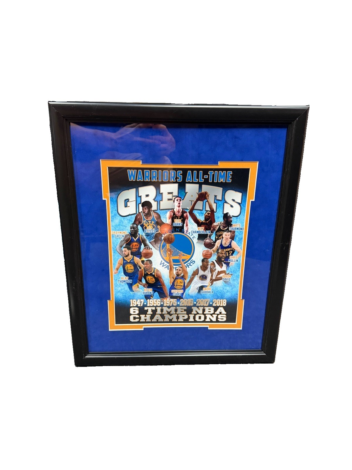 Warriors All Time Greats Framed Photo 11x14 Warriors All Time Greats Framed Photo 11x14