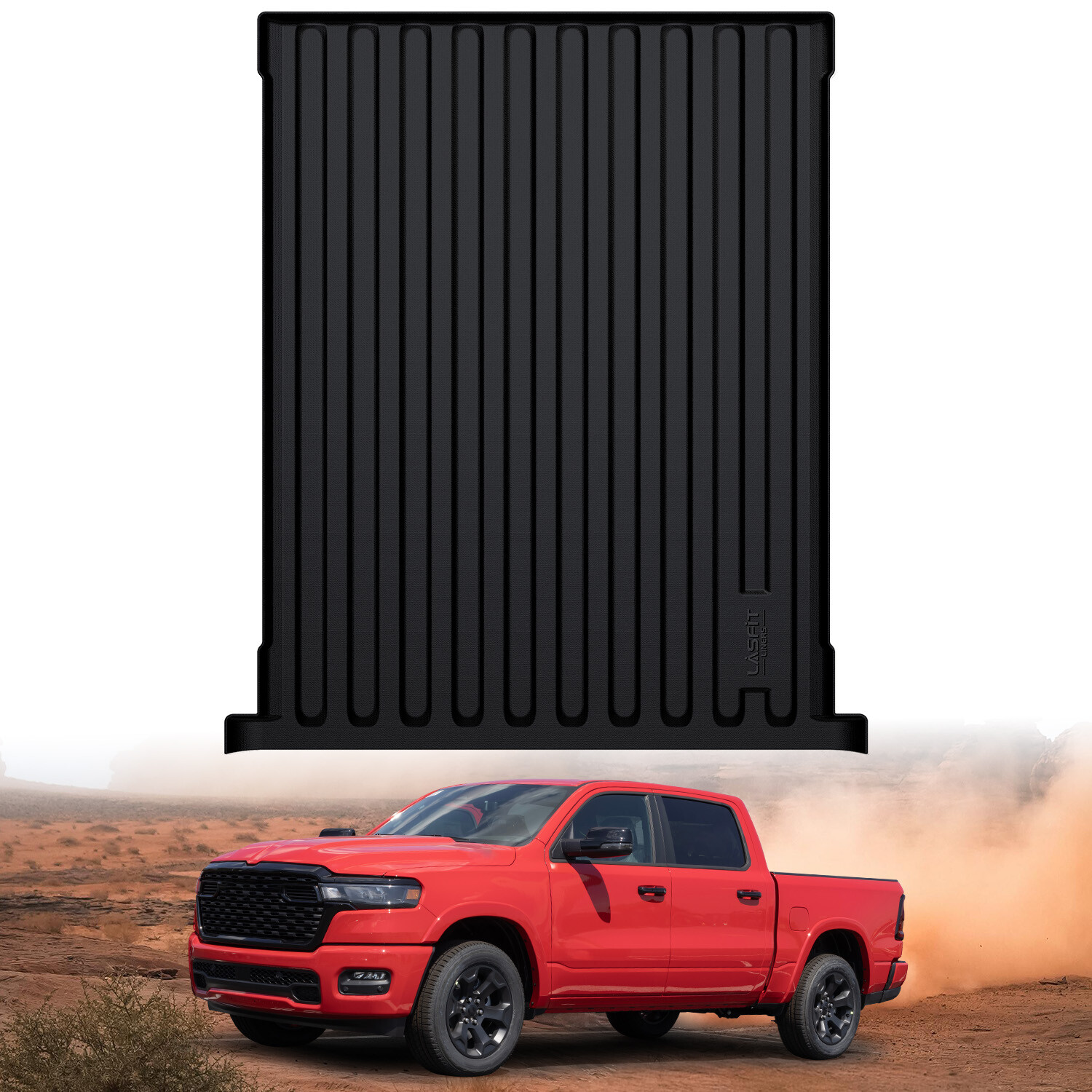 LASFIT 5.7FT Trunk Bed Mat for 2009-2027 Ram 1500 / 2019-2024 Ram 1500 Classic