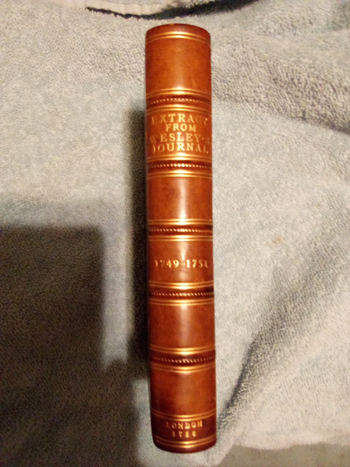 Rare Book ;Extract From Wesley\'s Journal 1749-1751;