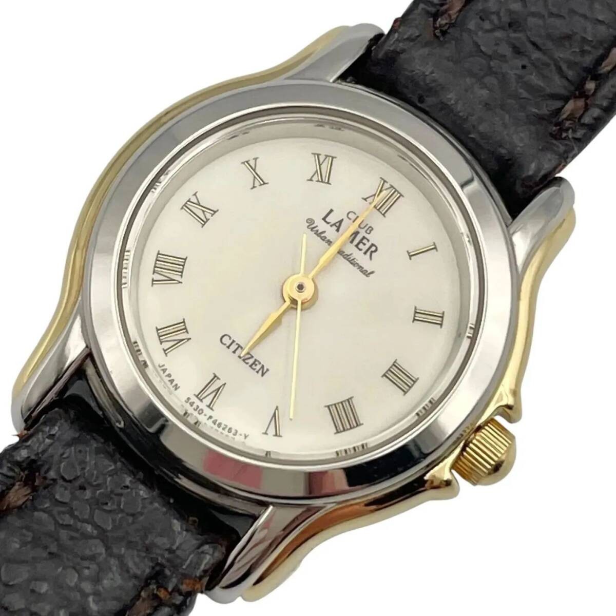 Fudo Citizen LA MER 5430-F44115 -Y Quartz Watch Analog Roman 3-Hand Round
