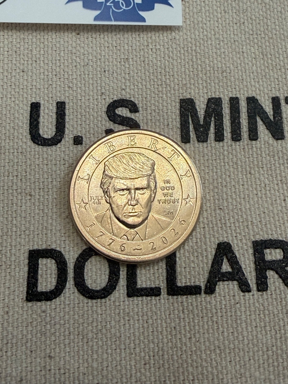 2026 President Trump Dollar - July 4th Privy Mark Semiquincentennial $1 Coin 2026 President Trump Dollar - July 4th Privy Mark Semiquincentennial $1 Coin