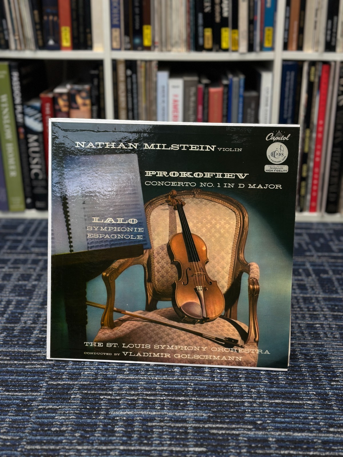 Nathan Milstein Prokofiev Lalo Capitol P-8303 FDS Gold Label Mono NM LP
