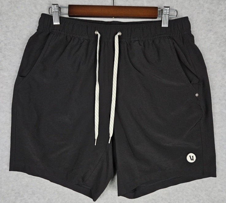 Mint Vuori (Men  Medium) Black Kore Shorts Athletic Gym Lined Running Training
