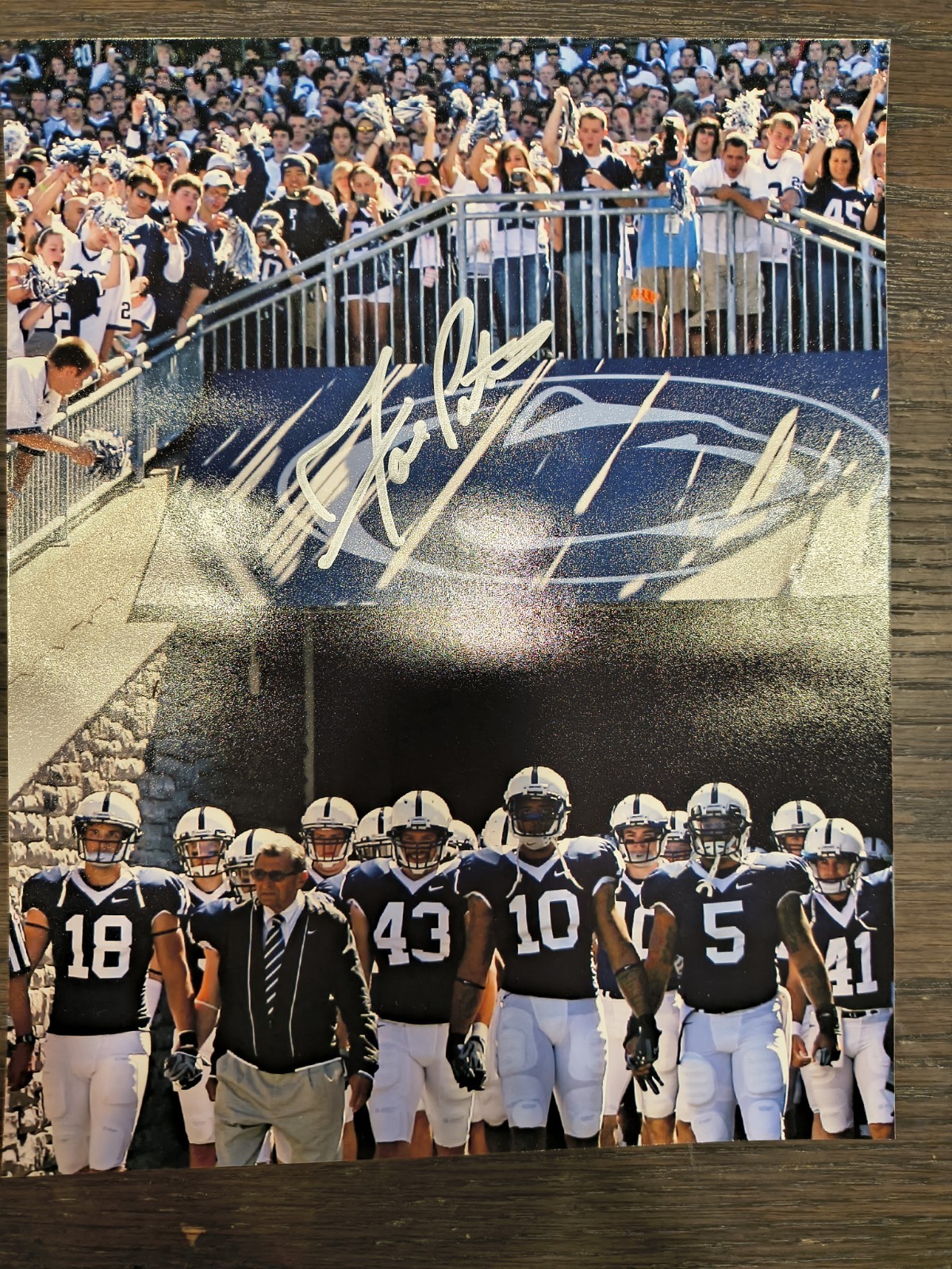 Joe Paterno Autograph Penn State Football Memorabilia In Person Joe Paterno Autograph Penn State Football Memorabilia In Person