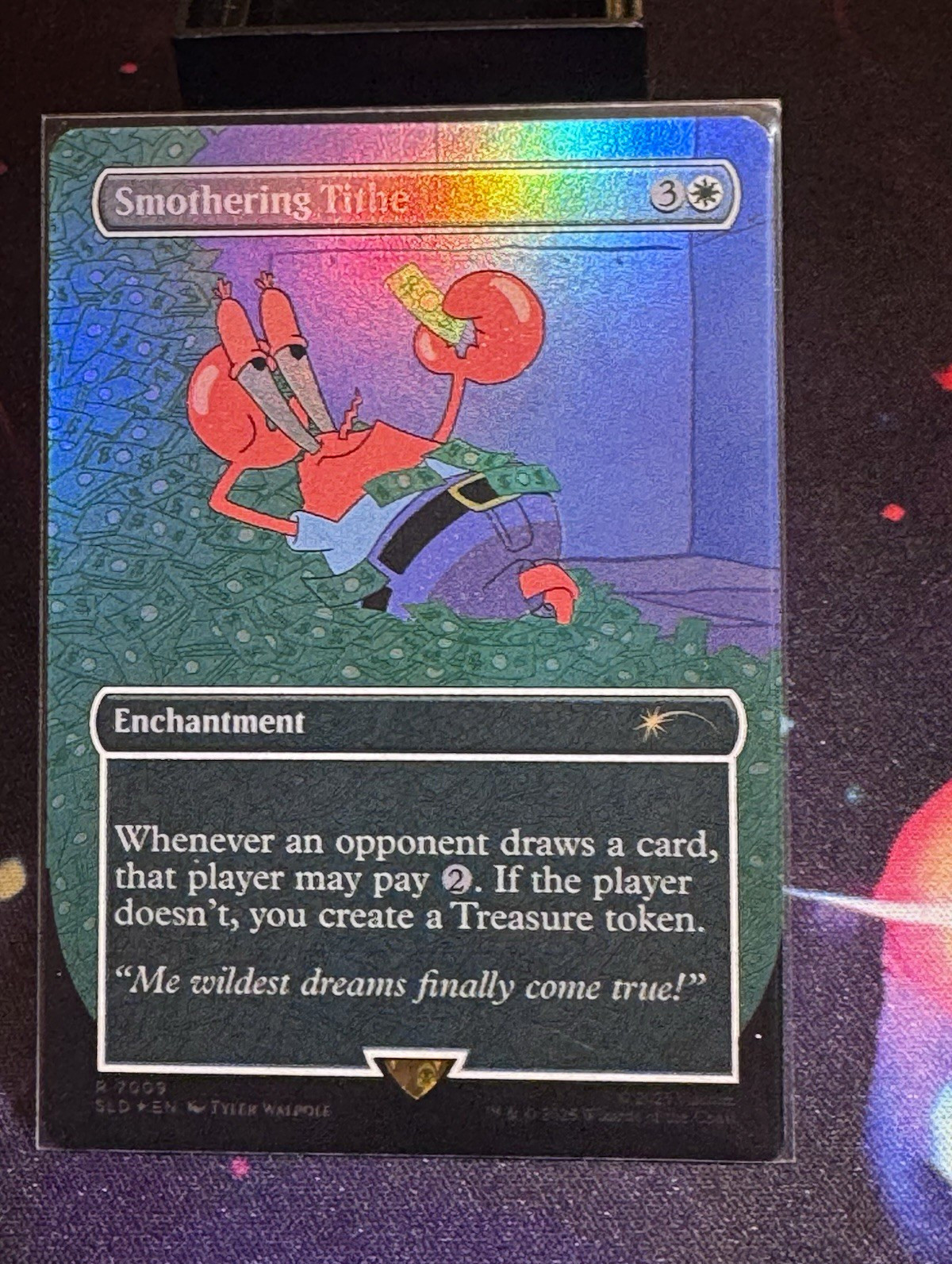 Smothering Tithe (7009) (Rainbow Foil) - Secret Lair Drop Series (SLD)