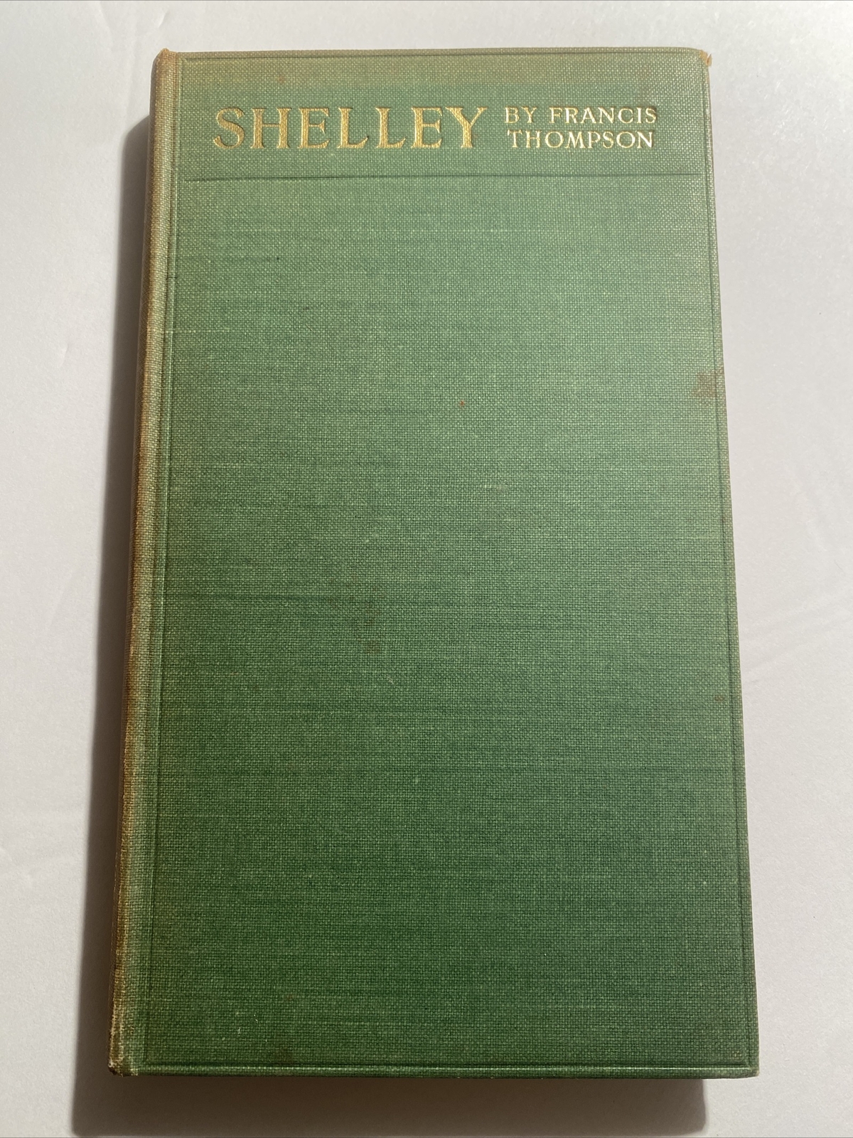 1928  Antique book  Shelley  by Frances Thompson 10th E burns Washbourne￼ abb