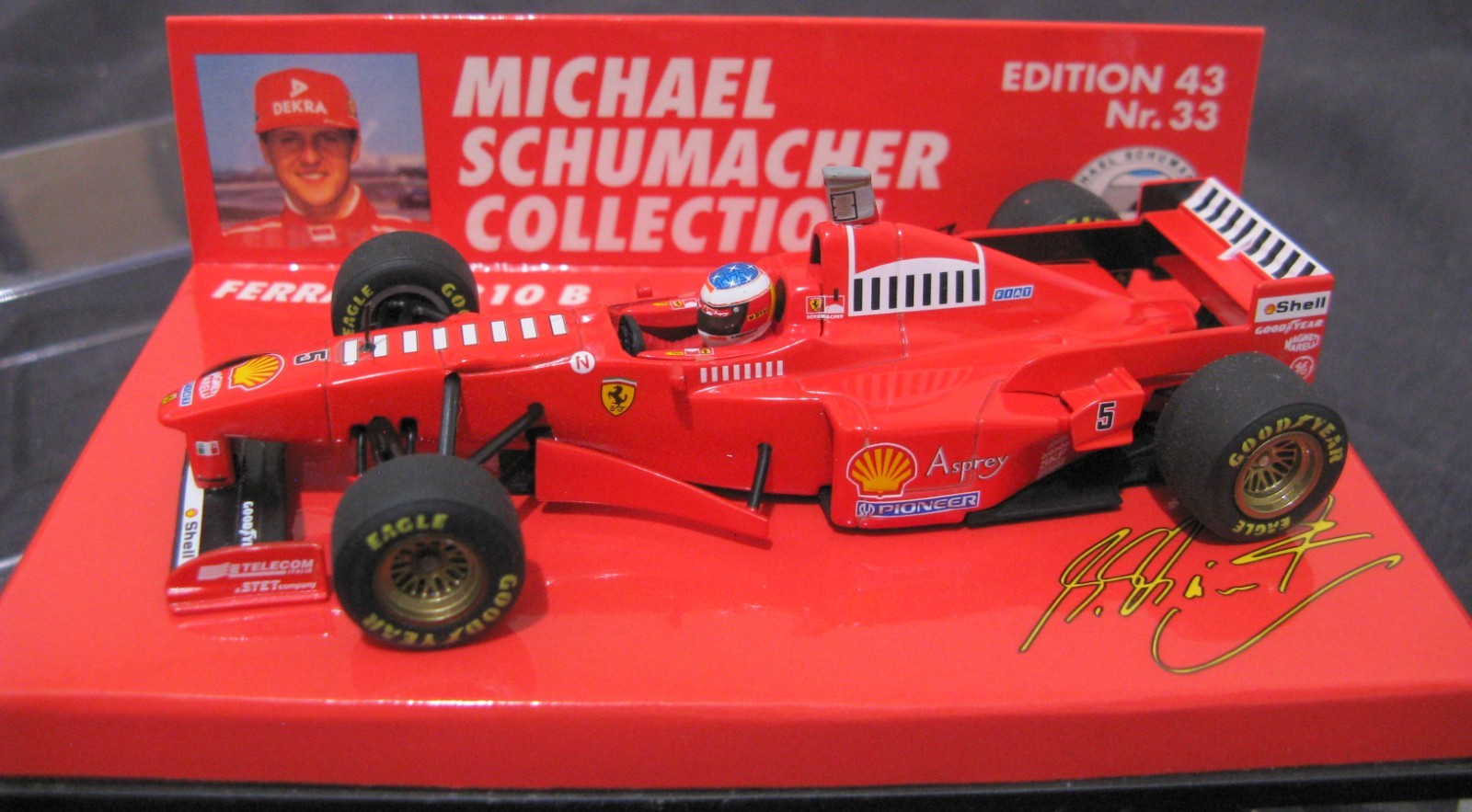 Michael Schumacher Minichamps 1:43 1/43 Ferrari F310B F1 Car Formula One MSC#33 Michael Schumacher Minichamps 1:43 1/43 Ferrari F310B F1 Car Formula One MSC#33