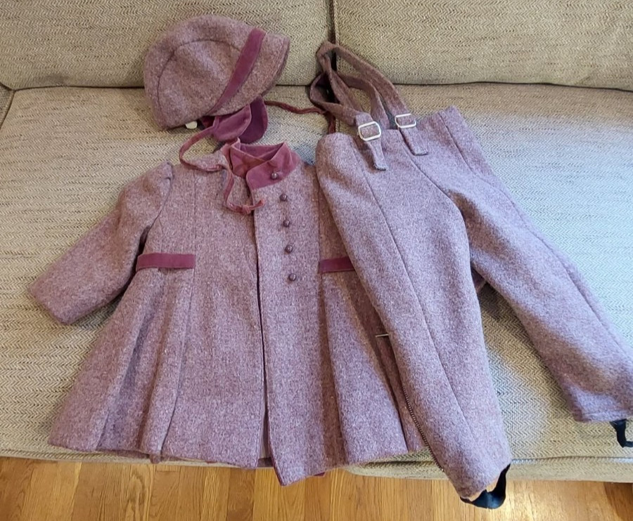 Vintage 1970\'s Rothschild 3 piece Wool winter coat set, Made in USA, child \'s 2 Vintage 1970\'s Rothschild 3 piece Wool winter coat set, Made in USA, child \'s 2