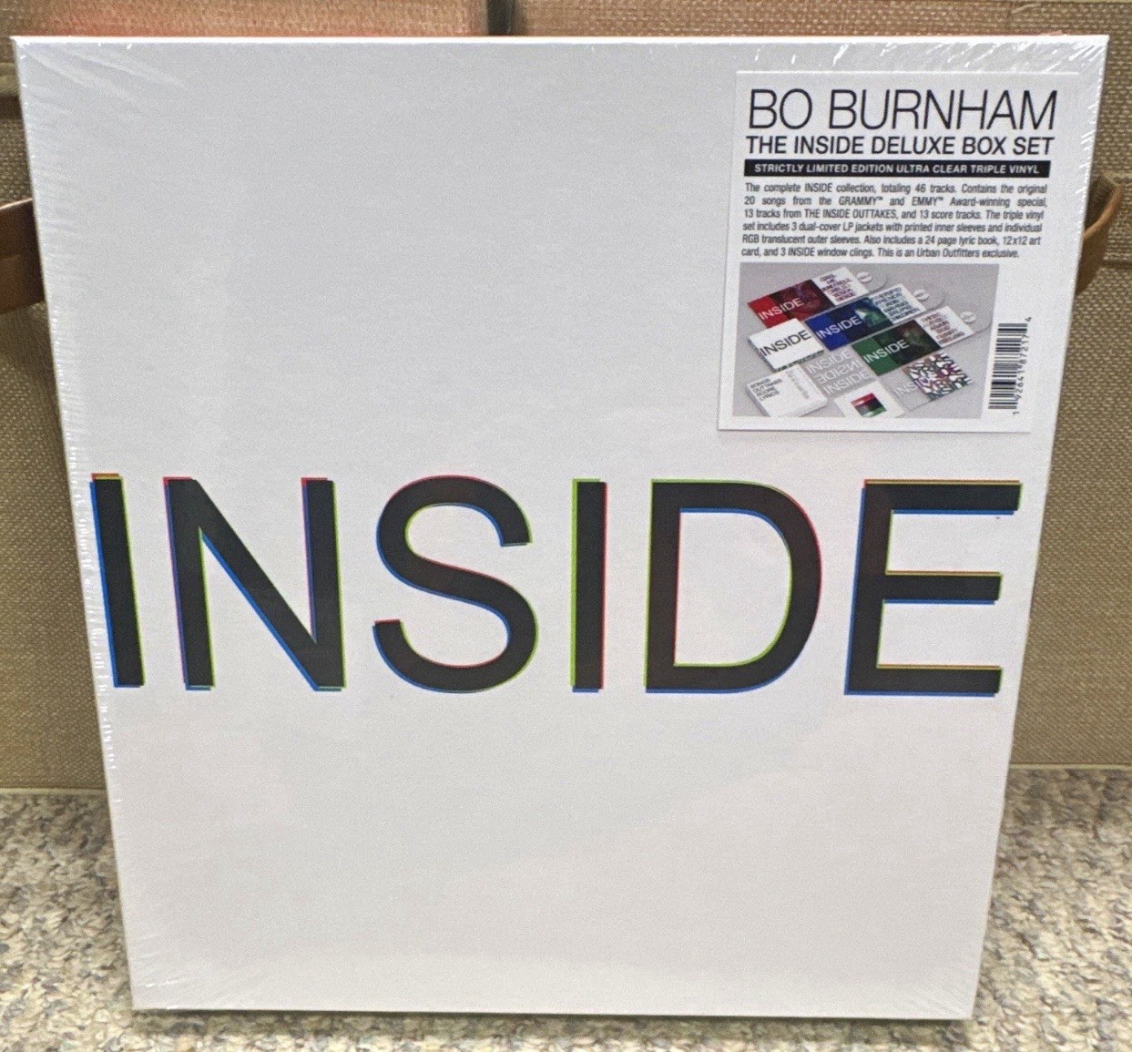 Inside by Bo Burnham Deluxe 3LP Exclusive Vinyl Boxset Inside by Bo Burnham Deluxe 3LP Exclusive Vinyl Boxset