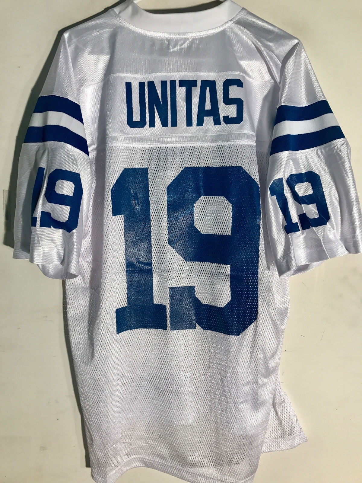 Reebok NFL Jersey Baltimore Colts Johnny Unitas White sz M