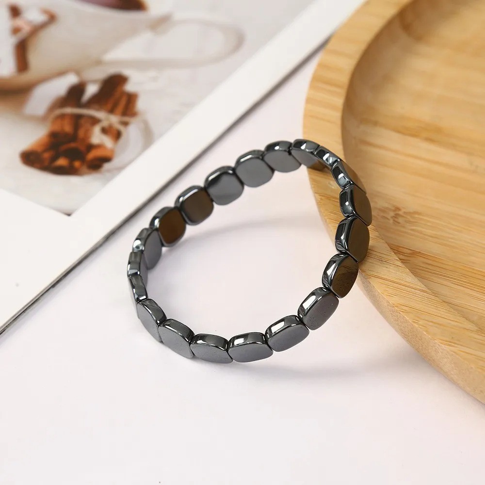 1× Hematite Bracelet for Men Natural Black Energy Healing Reiki Bracelet Gift 1× Hematite Bracelet for Men Natural Black Energy Healing Reiki Bracelet Gift