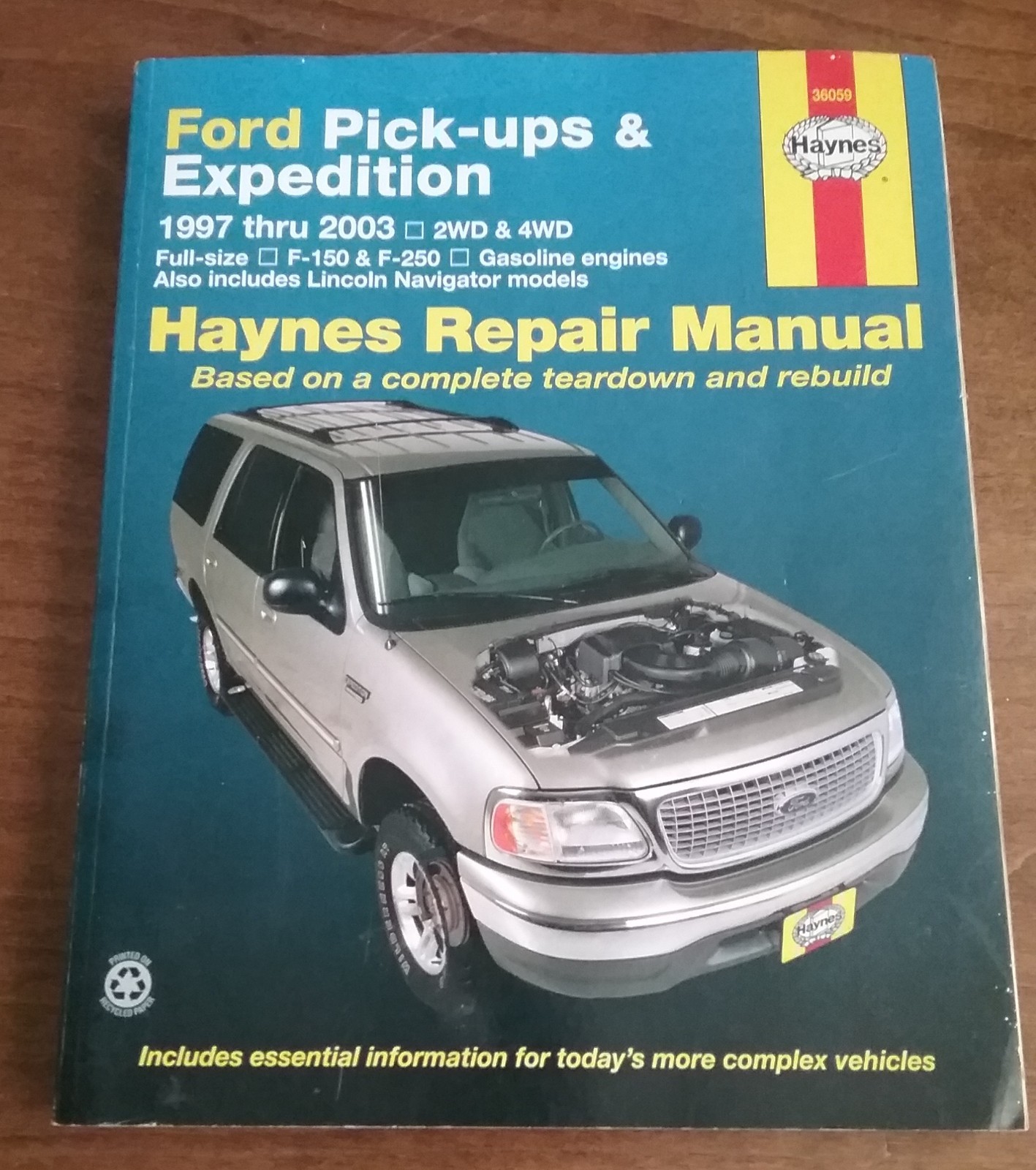 Haynes Ford Pick-Ups & Expedition 1997-2003 F-150 F-250 & Navigator Manual VG Haynes Ford Pick-Ups & Expedition 1997-2003 F-150 F-250 & Navigator Manual VG