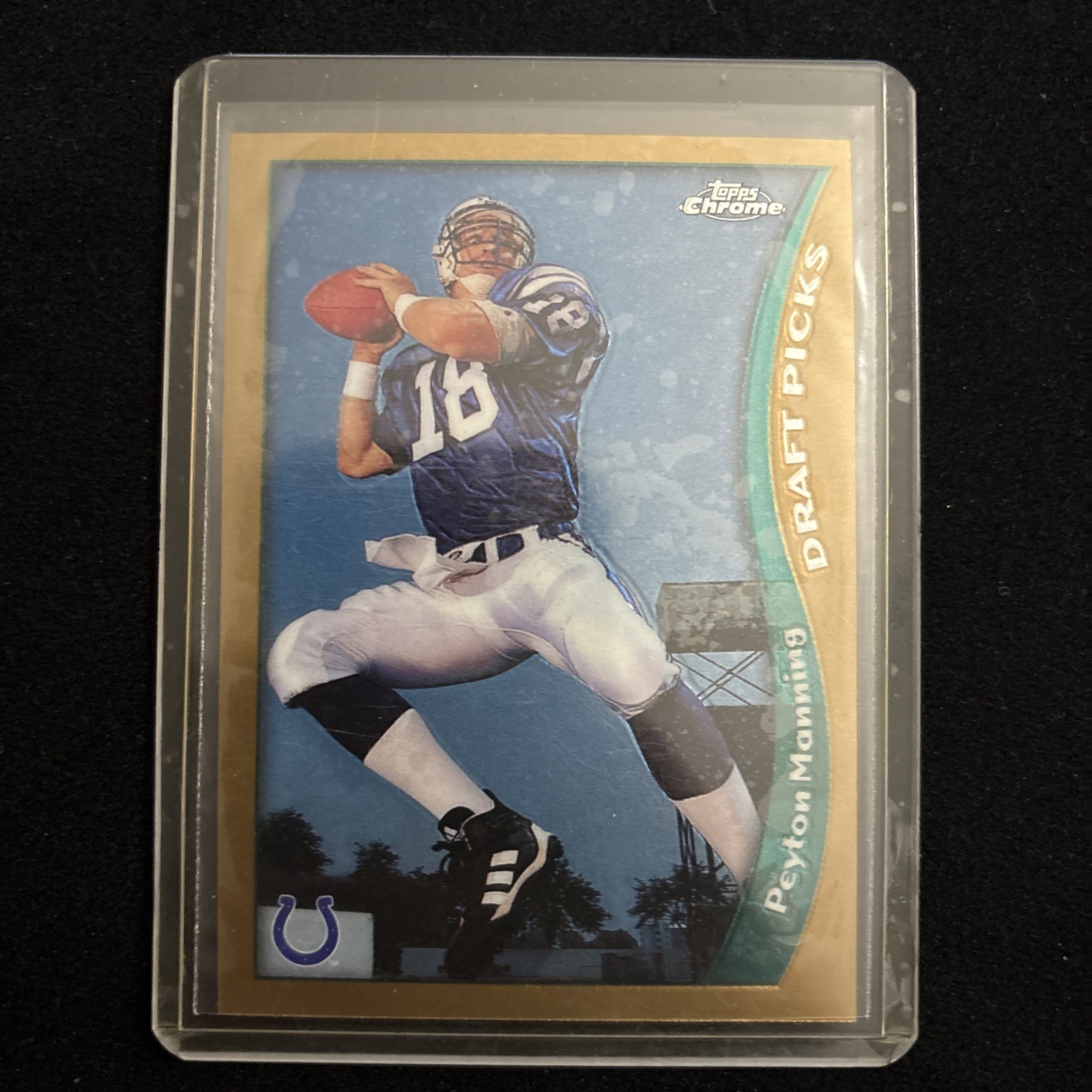 1998 TOPPS CHROME PEYTON MANNING #165 ROOKIE CARD MINT COLTS 1998 TOPPS CHROME PEYTON MANNING #165 ROOKIE CARD MINT COLTS