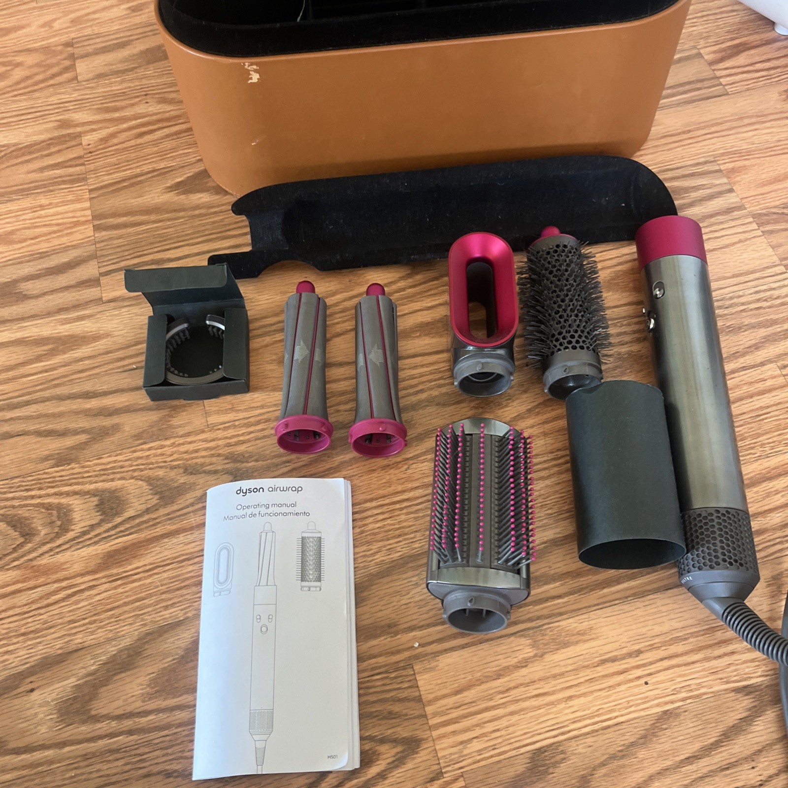 Dyson Airwrap HS01 Hair Styler Curling Dryer Complete Set with Case Attachments Dyson Airwrap HS01 Hair Styler Curling Dryer Complete Set with Case Attachments