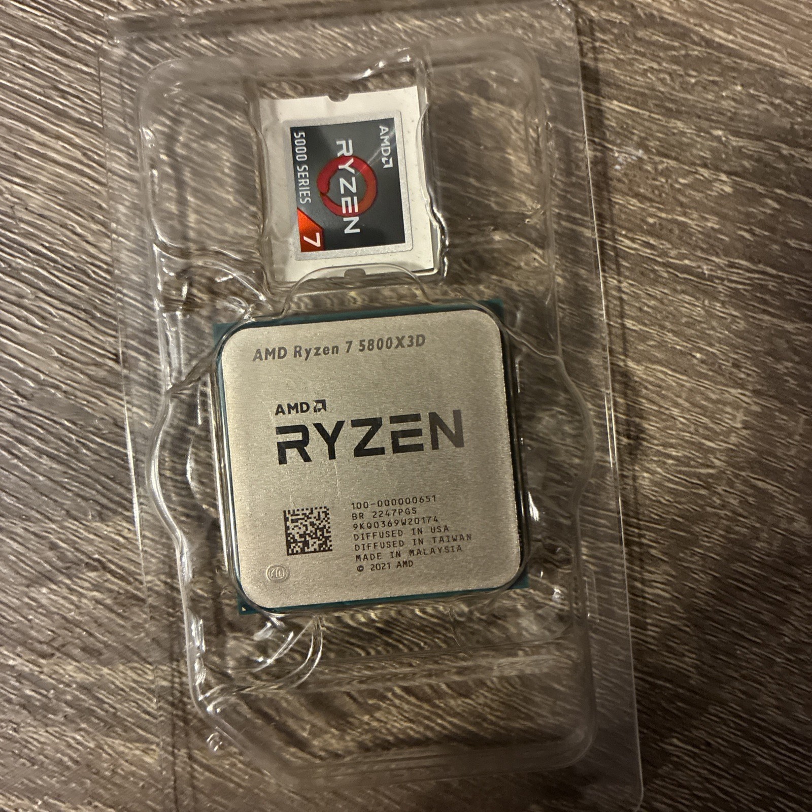 AMD Ryzen 7 5800X3D 8-Core 3.4GHz Socket AM4 CPU Processor 100-000000651 AMD Ryzen 7 5800X3D 8-Core 3.4GHz Socket AM4 CPU Processor 100-000000651
