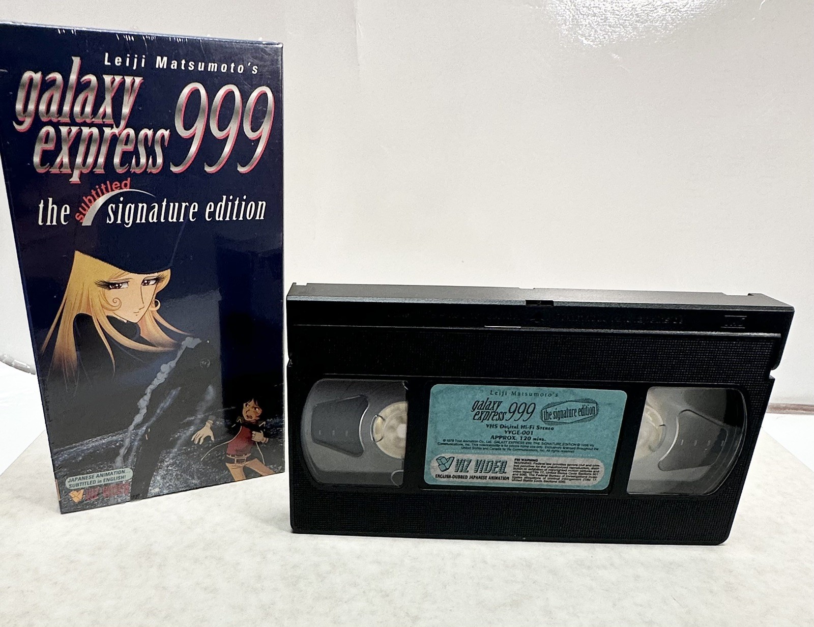 Galaxy Express 999 Signature Edition VHS Leiji Matsumoto 1996 RARE Anime Galaxy Express 999 Signature Edition VHS Leiji Matsumoto 1996 RARE Anime