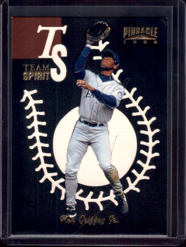 KEN GRIFFEY JR. 1996 Pinnacle Team Spirit Insert #2 Seattle Mariners