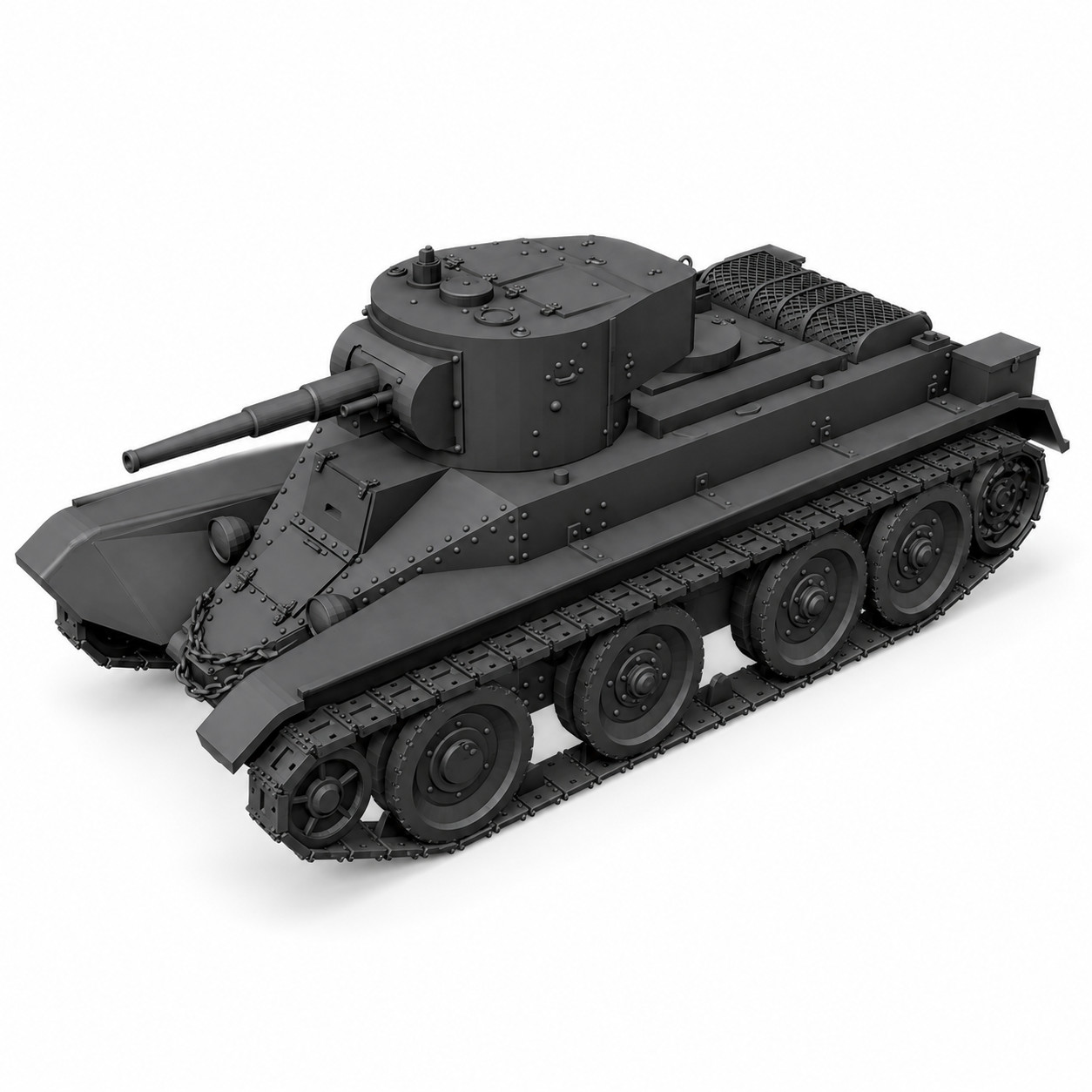 SSMODEL1/72 1/144 Multi Scale BT-5 late Tank Resin Model Kit TSS0575