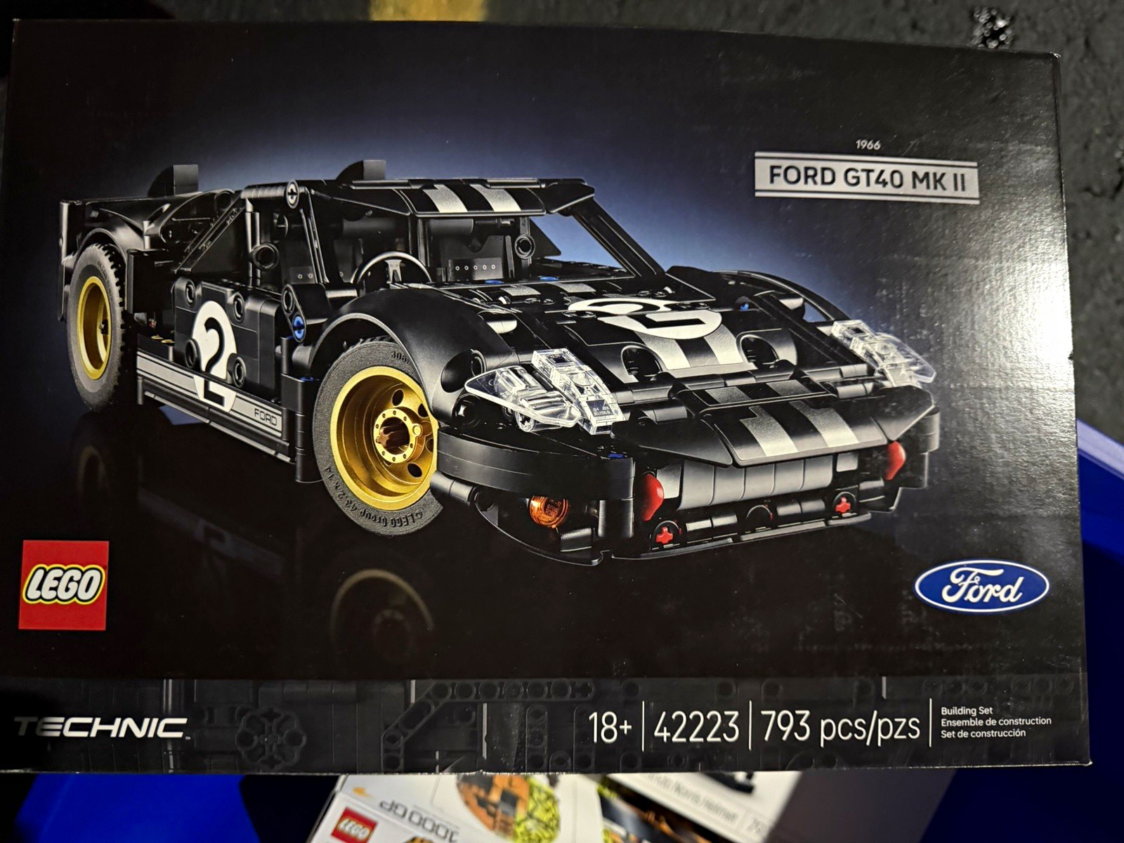 LEGO Technic Ford GT40 MK II 42223 Complete Set 793 pcs 18+ Box LEGO Technic Ford GT40 MK II 42223 Complete Set 793 pcs 18+ Box