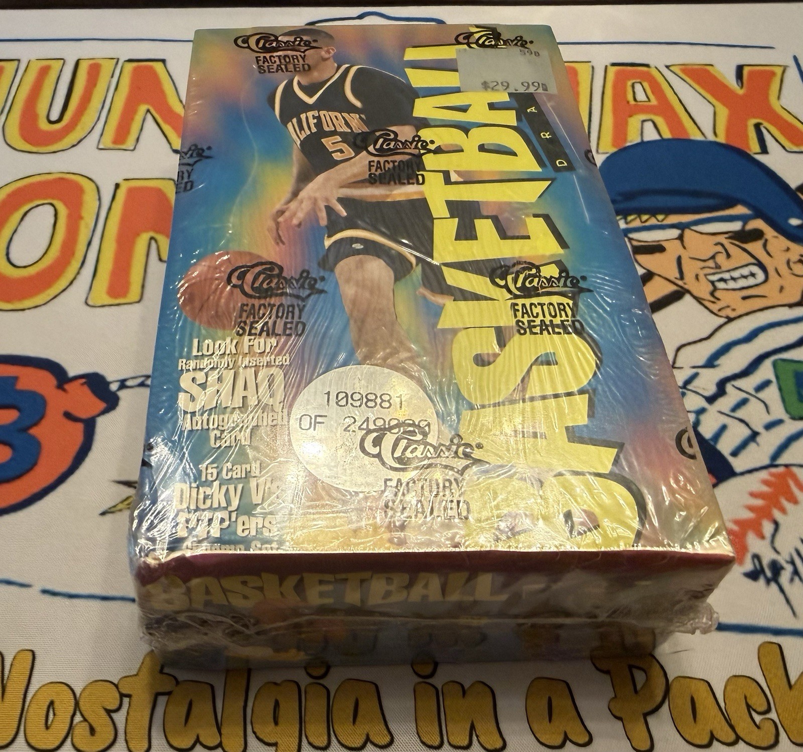 1994/95 Classic Draft Picks Basketball Hobby Box Shaquille O\'Neal auto Insert 1994/95 Classic Draft Picks Basketball Hobby Box Shaquille O\'Neal auto Insert