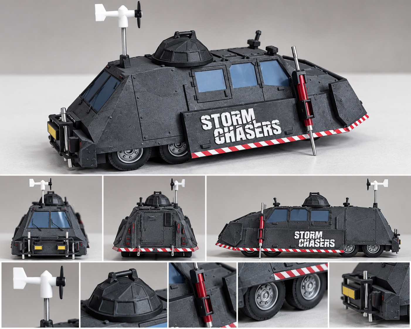 TIV2 Storm Chasing Tornado Intercept Vehicle Static Model Non-Movable Kit