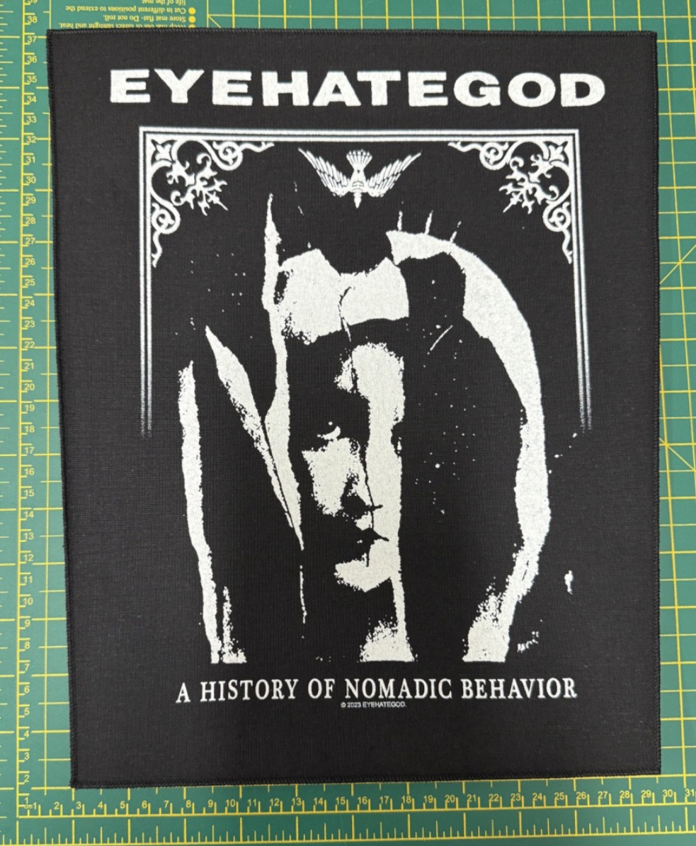 Eyehategod A History Of Nomadic Behaviour Sew On Back Patch Officially Licensed