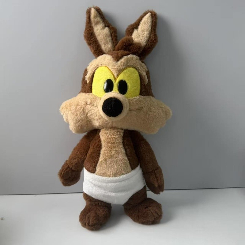 Anime Baby Looney Tunes Plush Toys Wile E Coyote Road Runner Stuffed Doll Gift