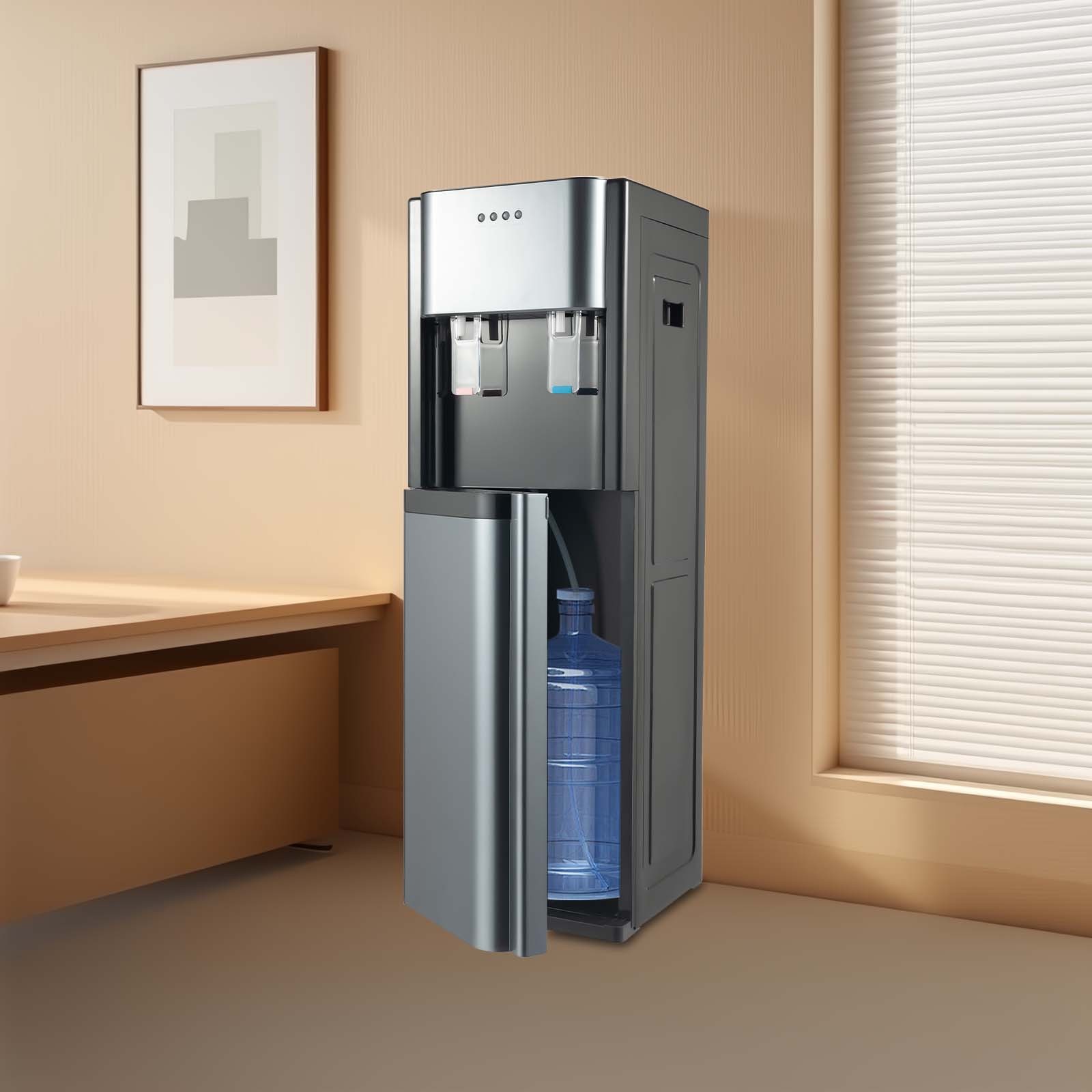 Hot & Cold Bottom Loading Water Cooler Dispenser Home Office Drinking Machine