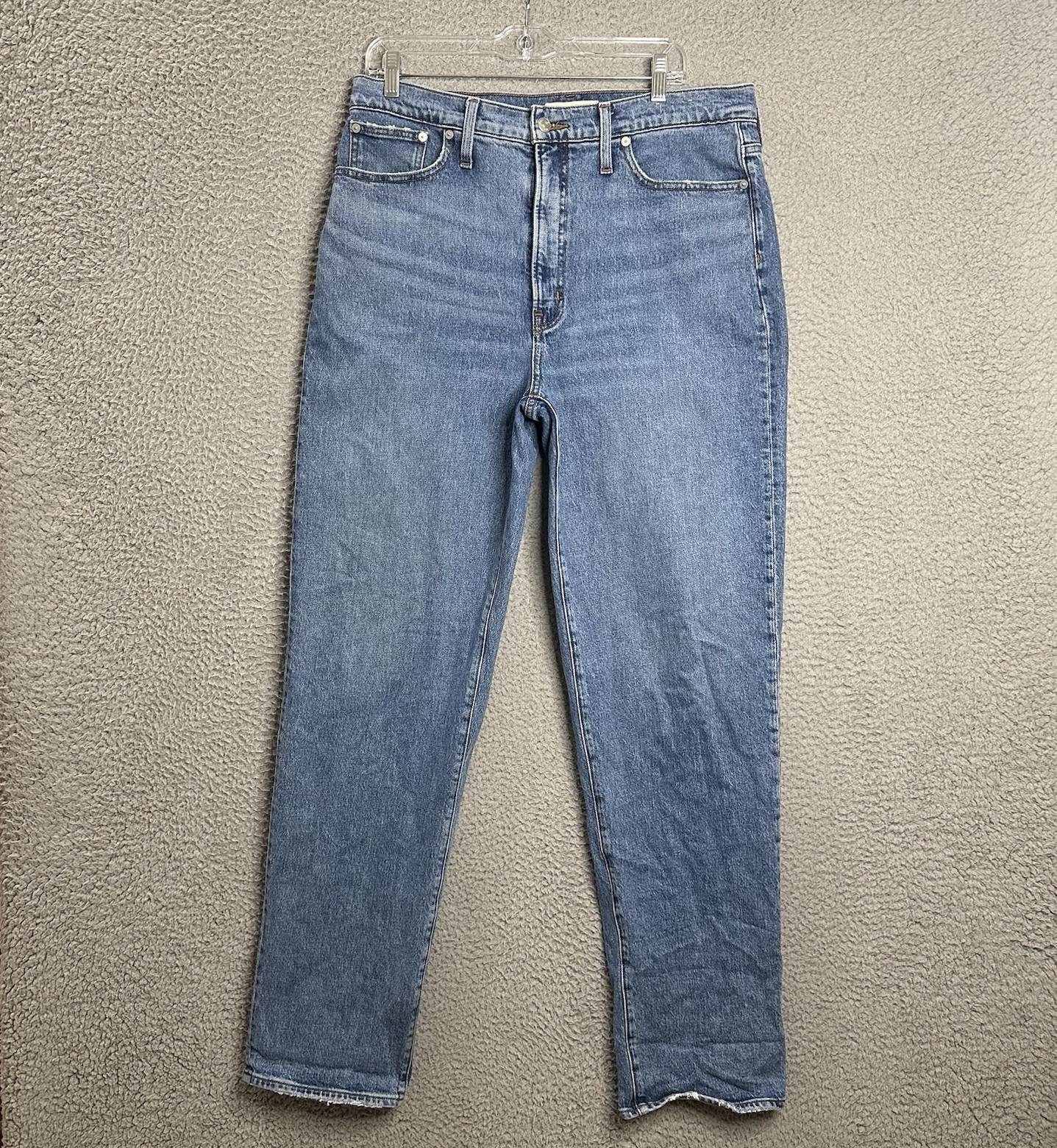 Madewell The Perfect Vintage Jean 31 TL High Rise Straight Leg Jeans 5 Pocket