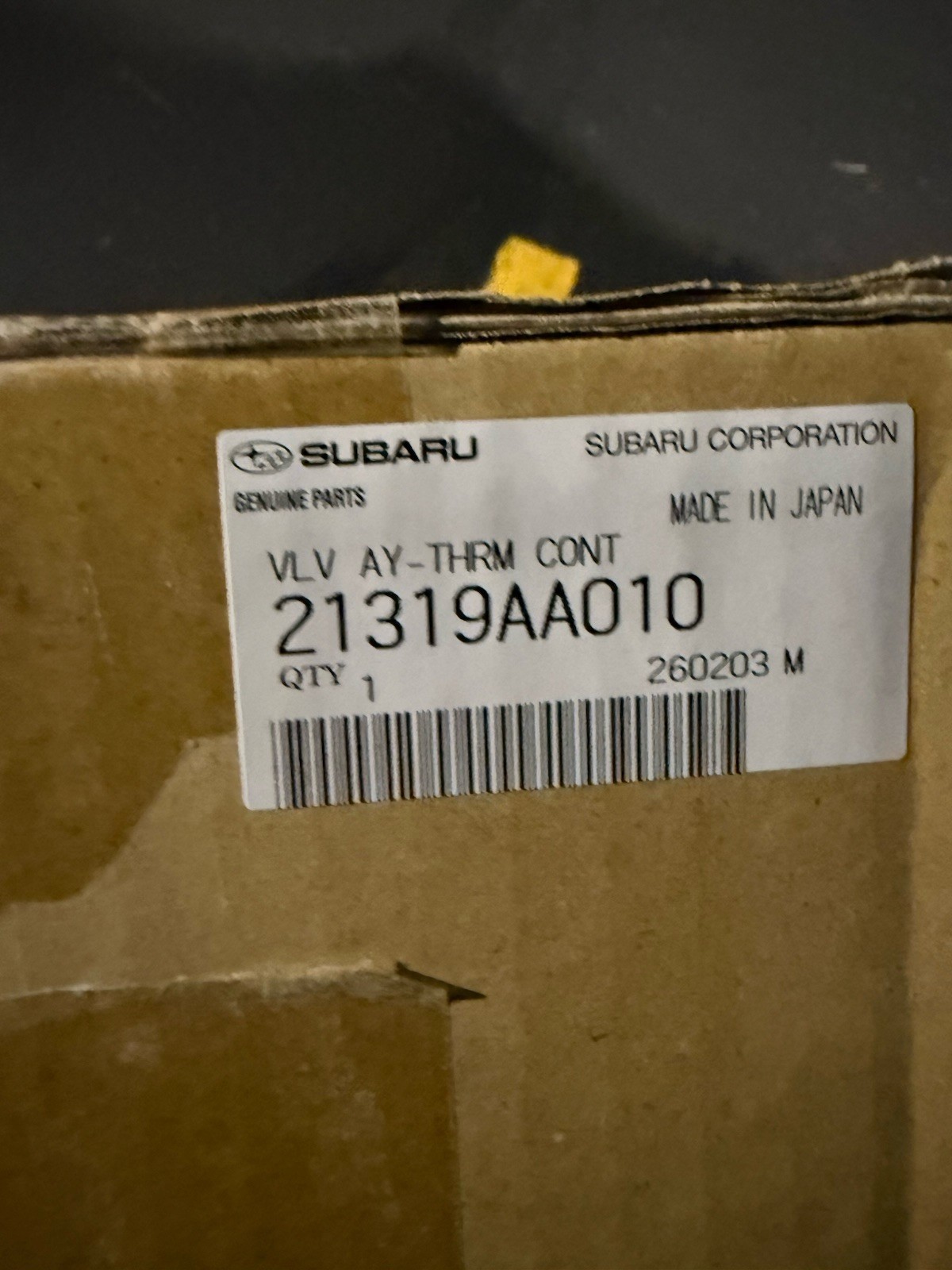 Genuine OEM Subaru HVAC Heater Cntrl Valve 21319AA010 (ORIGINAL FACTORY PART)