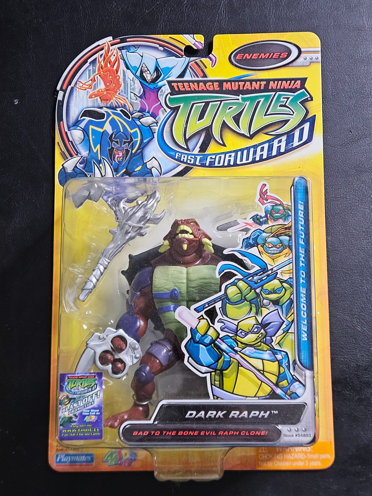 Playmates TMNT Dark Raph Fast Forward Figure MOC Ninja Turtles 2006 New