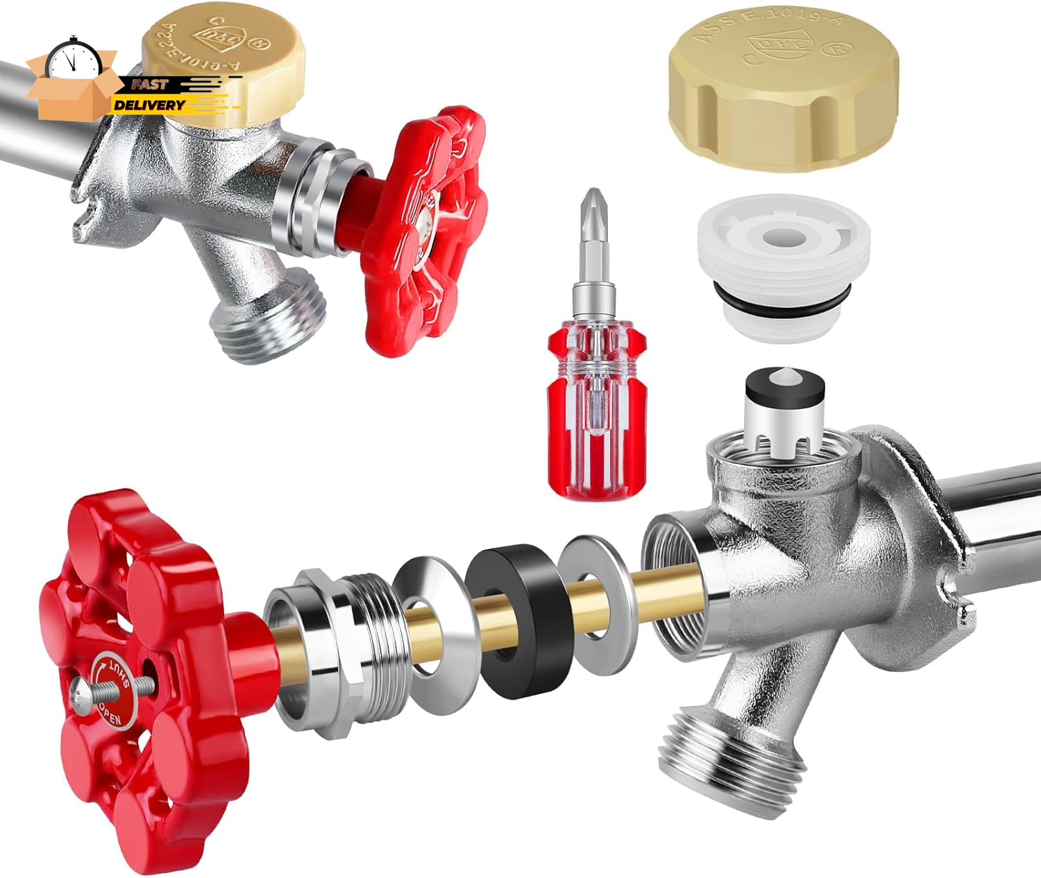 Outdoor Faucet Repair Kit, ASSE 1019-A Vacuum Breaker outside Faucet Repair Kit